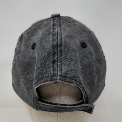 Wildwood Crest New Jersey Est. 1910 Strapback Hat Gray Embroidered Lucky 7