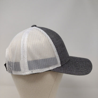 WMS Star Strapback Mesh Back Trucker Hat Gray OSFA Outdoor Cap