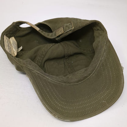 Denim & Supply Ralph Lauren Baseball Cap Green One Size Slideback Flag Patch Hat