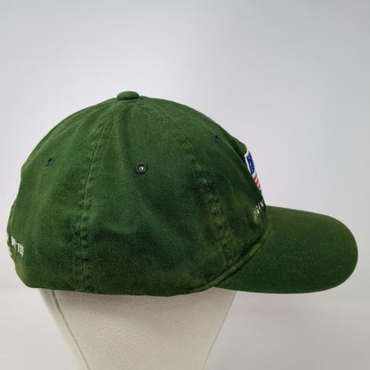 SDI Baseball Cap Green OSFM Morgan Stanley Dean Witter American Flag Flexfit Hat