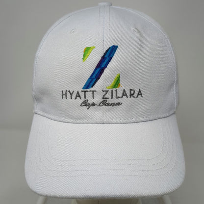 Hyatt Zilara Cap Cana Hat Baseball Cap White One Size Embroidered Adjustable