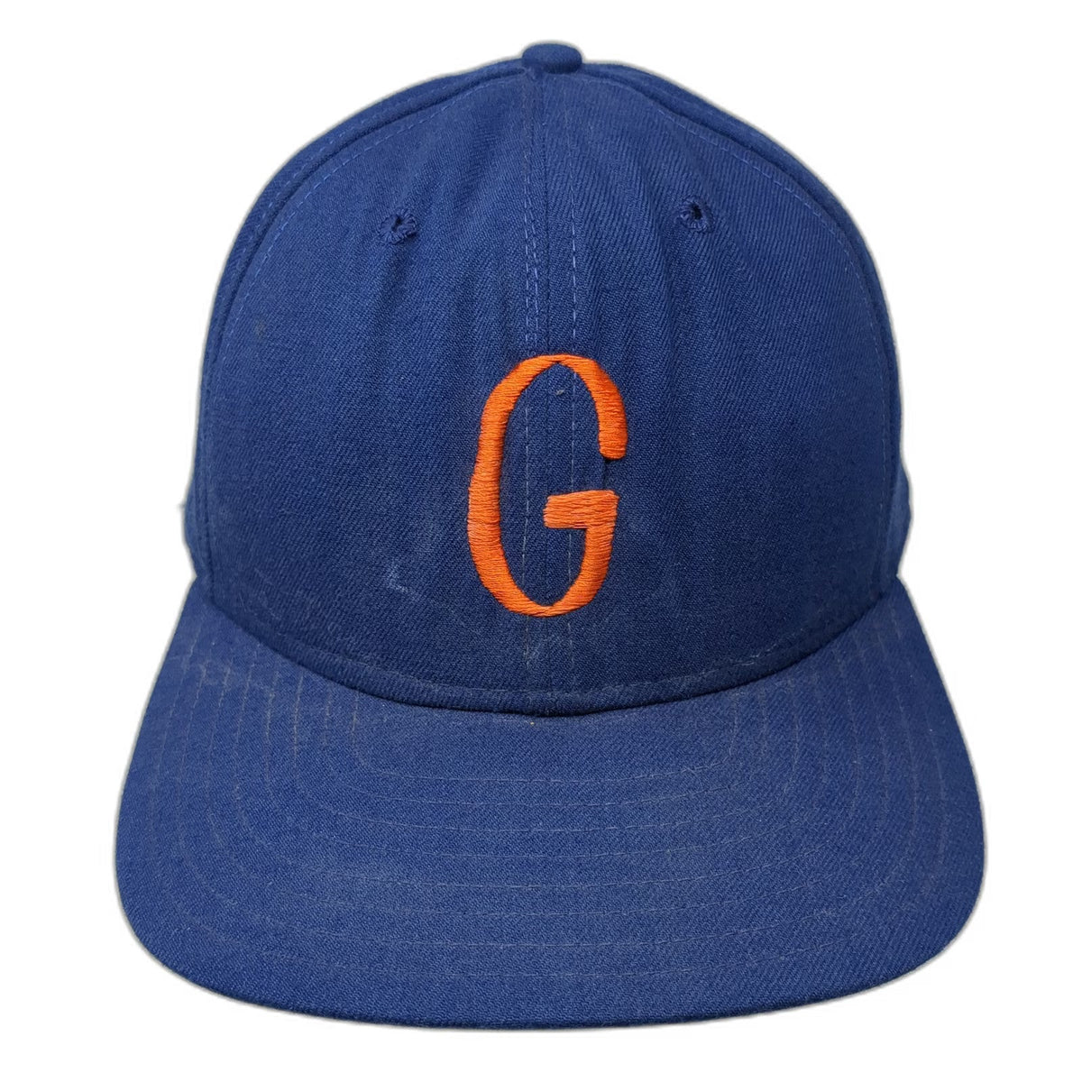 New Era Snapback Blue L Hat Embroidered Letter G Green Under Visor USA Pro Model