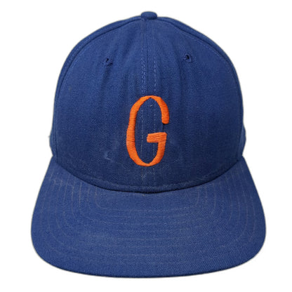 New Era Snapback Blue L Hat Embroidered Letter G Green Under Visor USA Pro Model