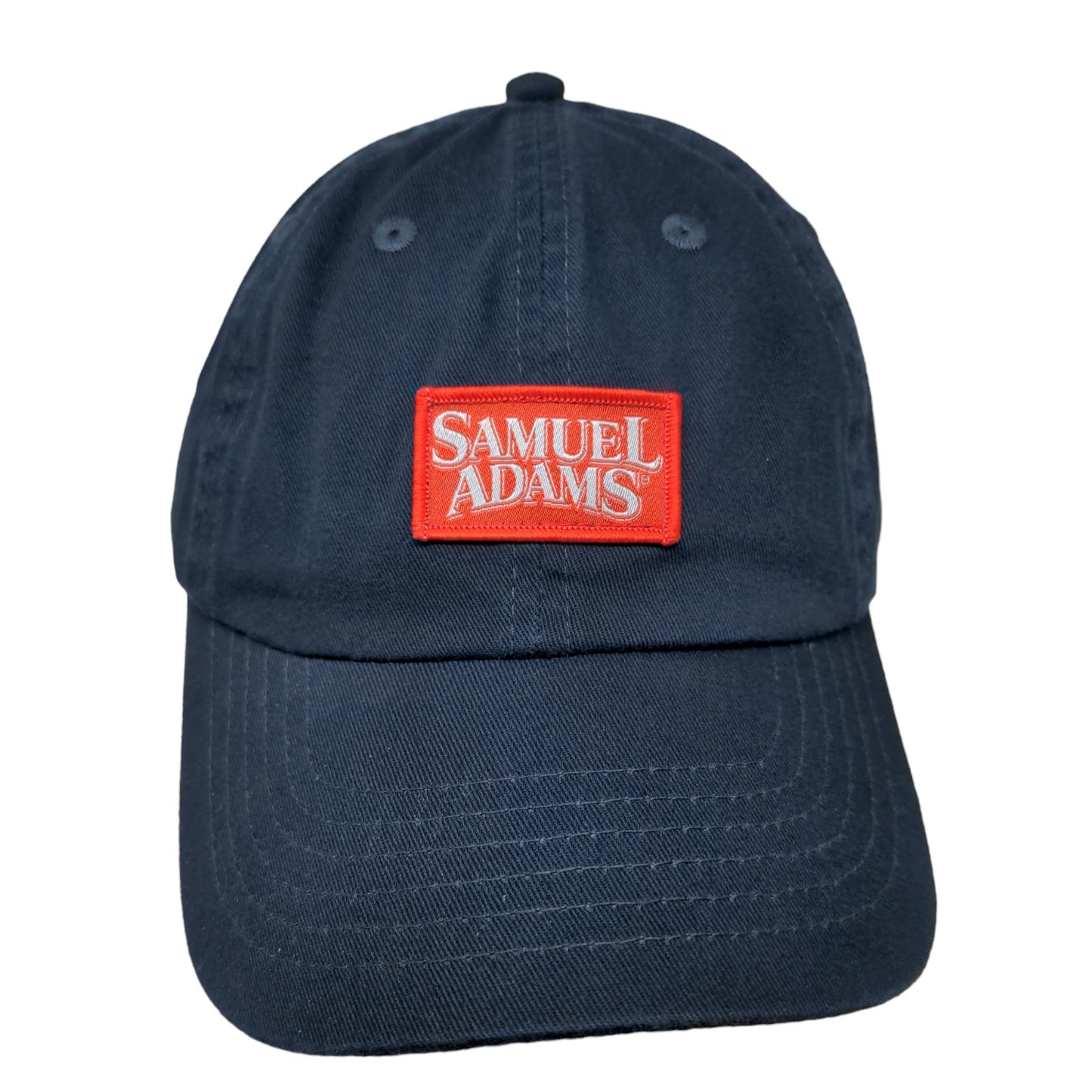 Samuel Adams Men's Slideback Hat Blue Embroidered Logo Cotton Beer Adjustable