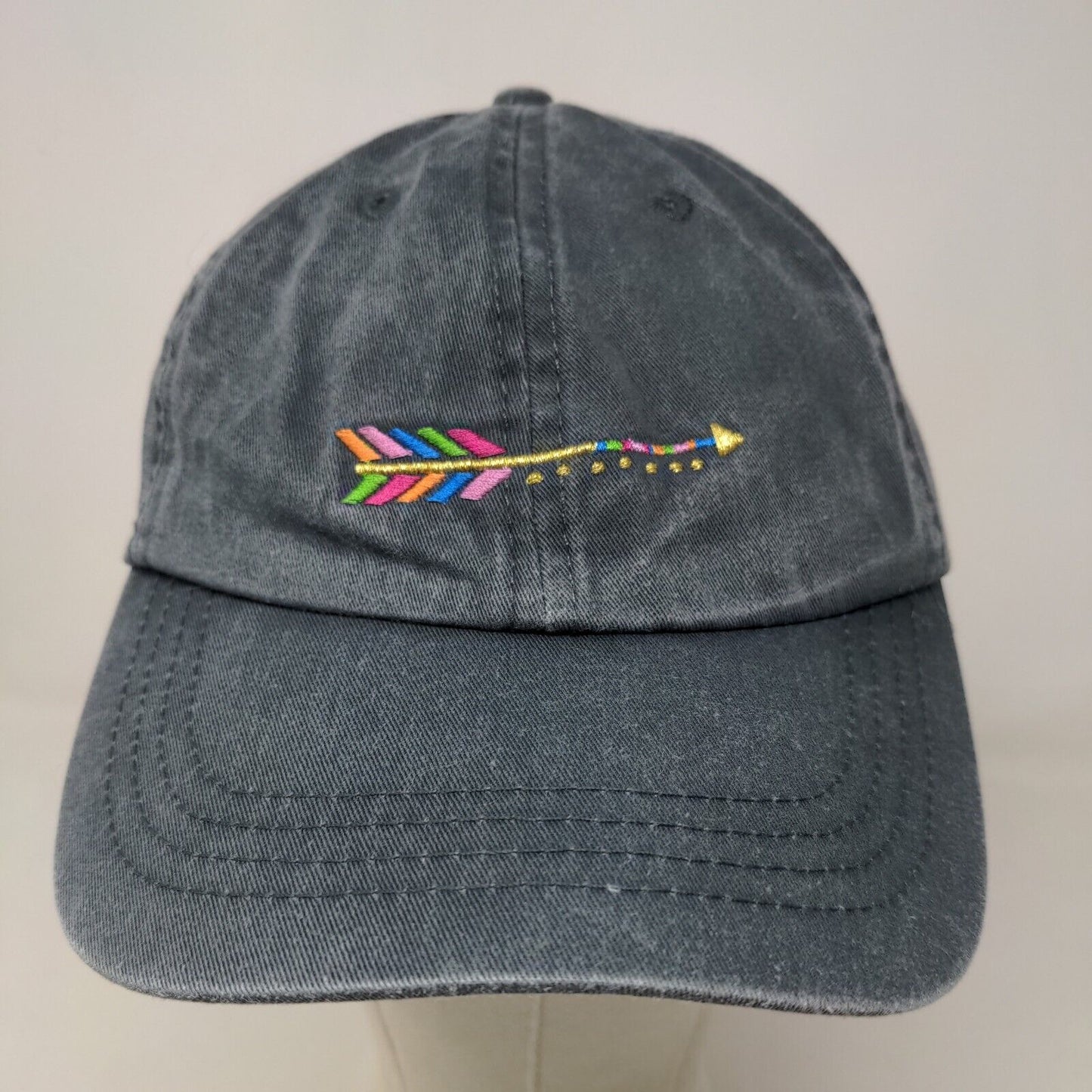 Natural Life Women's Slideback Hat Colorful Embroidered Logo Follow Your Dreams