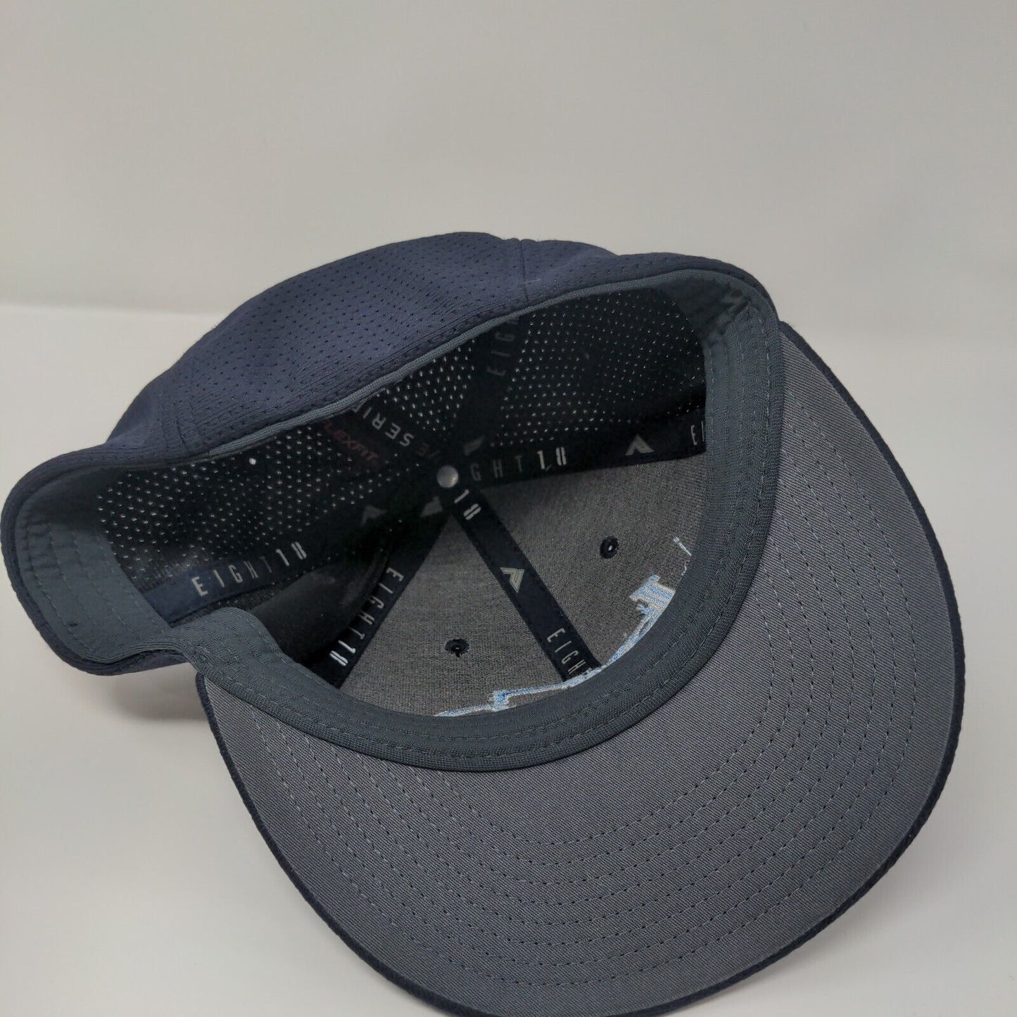 JayCo Softbakll Fitted Hat Blue L/XL Lightweight Vented Holes Pacific Headwear