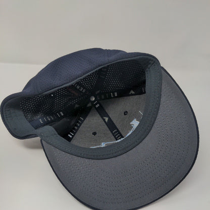 JayCo Softbakll Fitted Hat Blue L/XL Lightweight Vented Holes Pacific Headwear