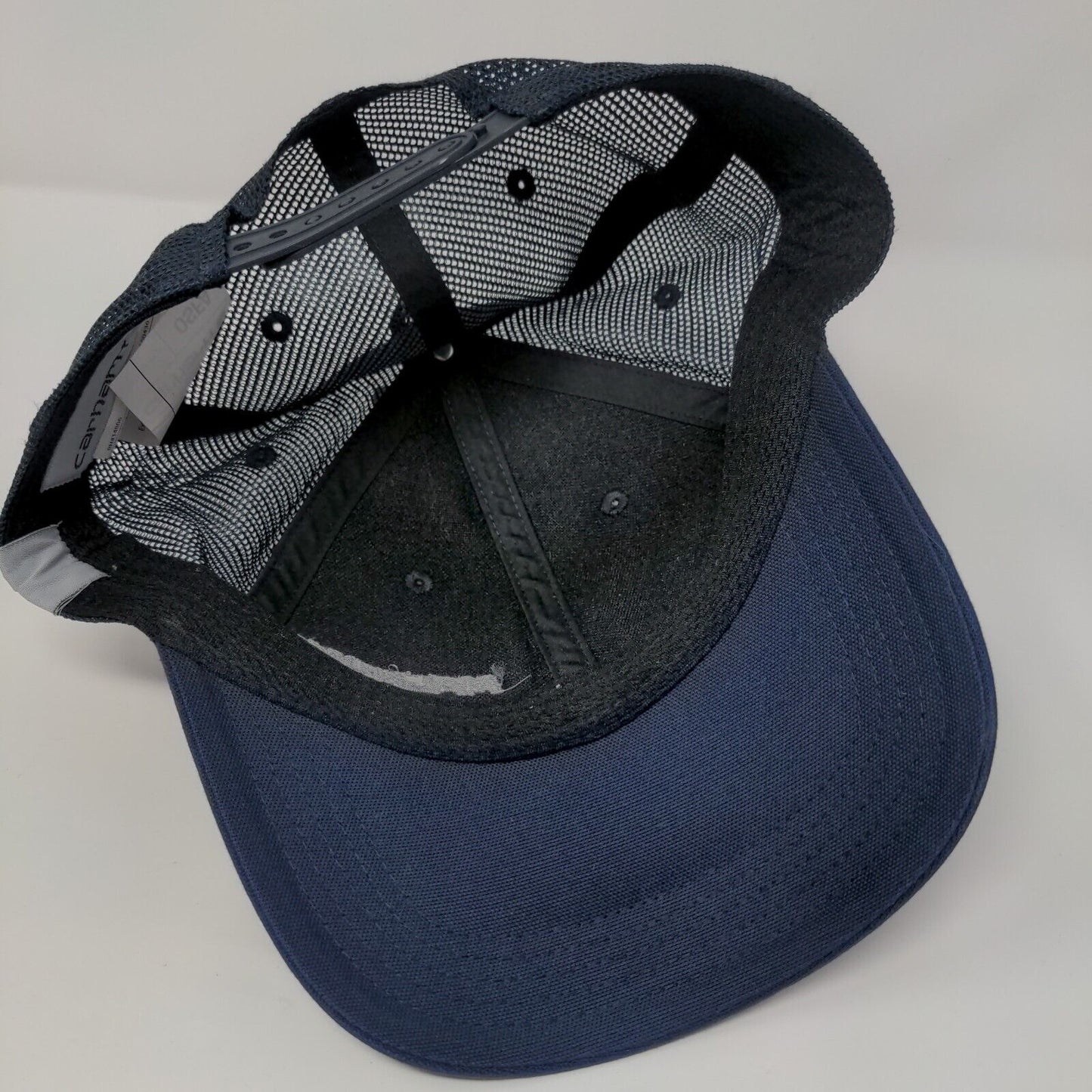 Magnum Strapback Mesh Back Trucker Hat Blue OSFA Carhartt Adjustable