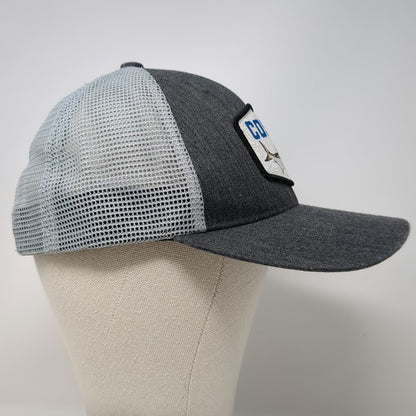 Costa Trucker Hat Gray One Size Tarpon Fish Patch Snapback Mesh Back Fishing