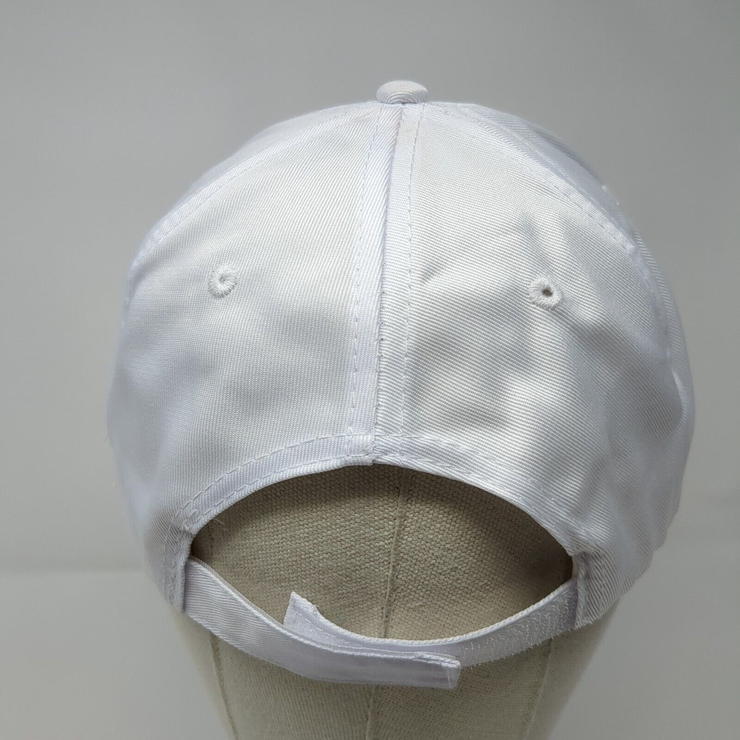 Born To Sparkle Strapback Hat White One Size Adjustable Glitter Embroidered