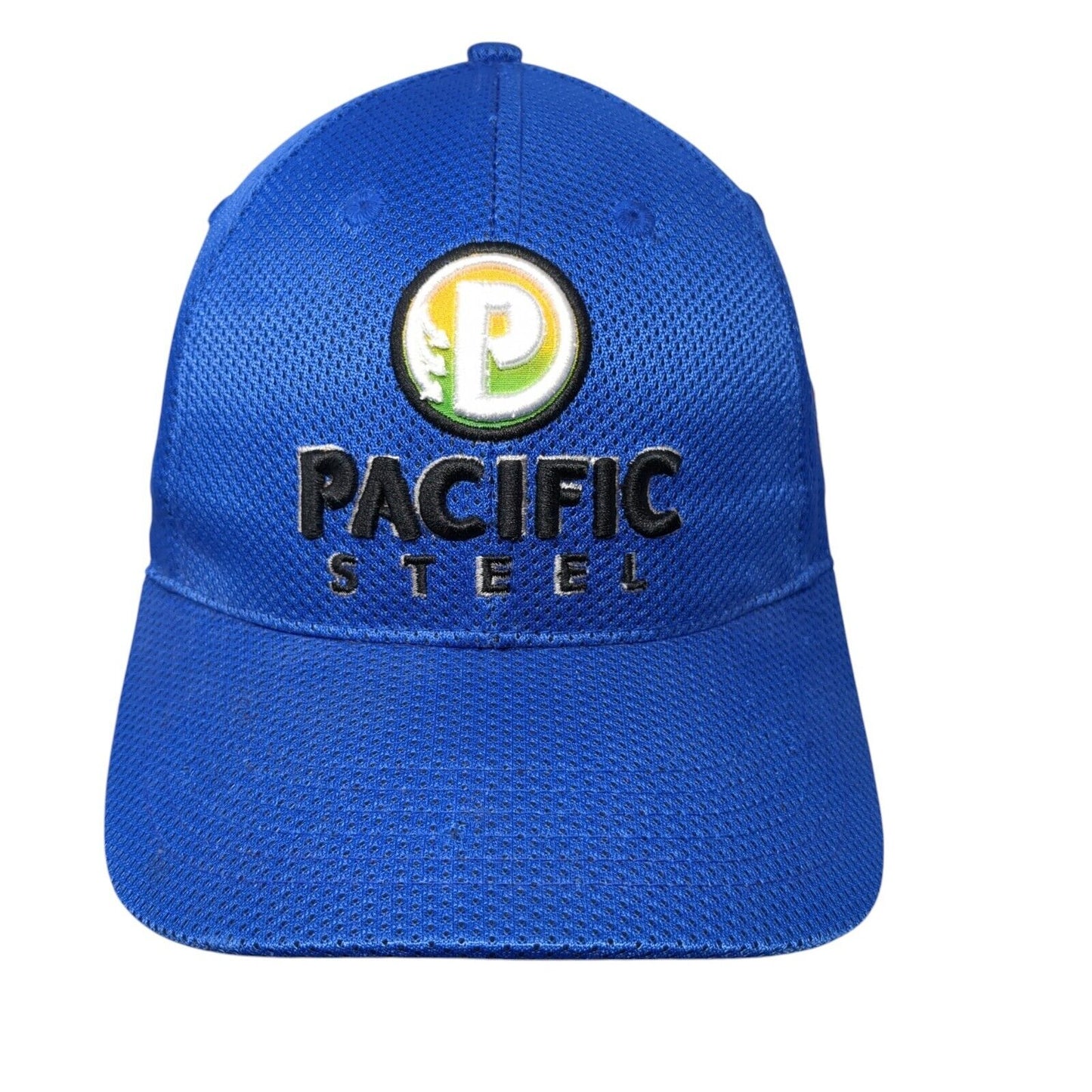 Pacific Steel Idaho Falls ID Strapback Hat Blue One Size Embroidered