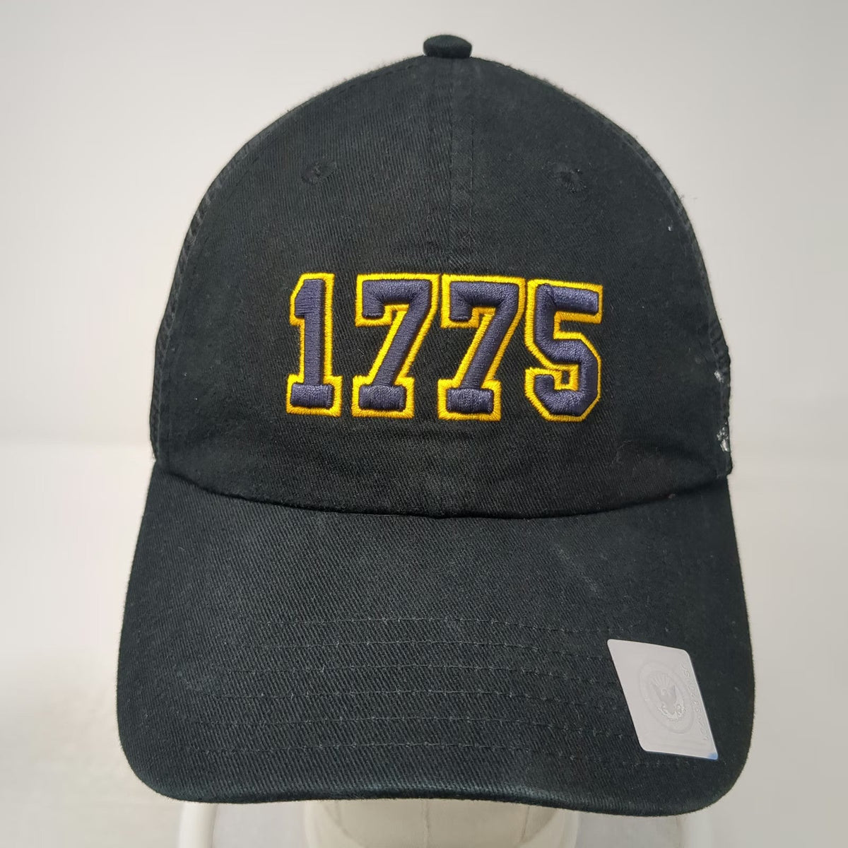 Top of the World Trucker Hat Black One Size 1775 US Navy Eagle Anchor Snapback