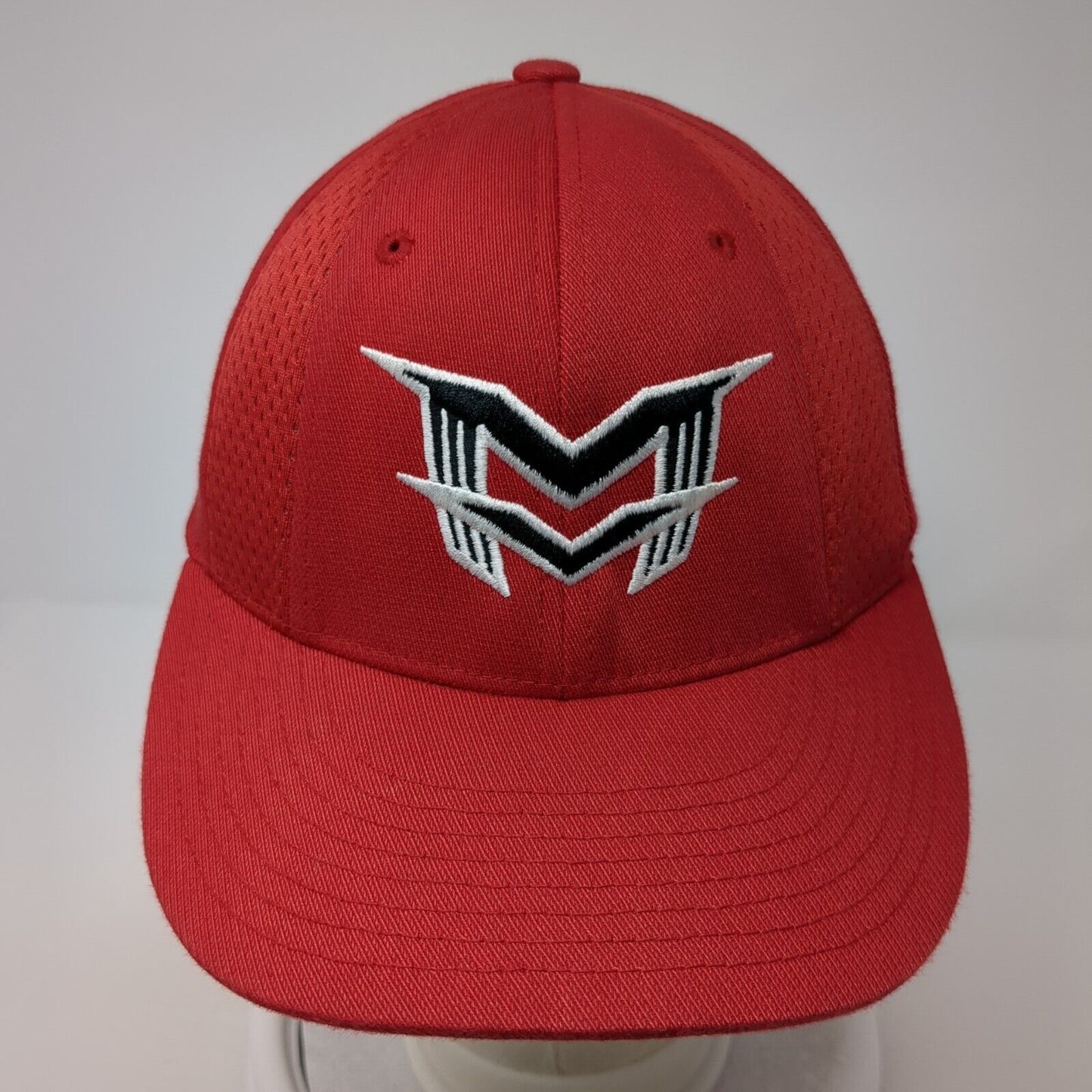 Cougars Strapback Hat Red M-L Embroidered Logo Richardson Pulse PTS 14