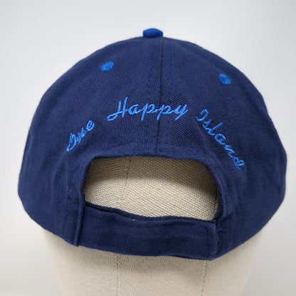 Rima Aruba One Happy Island Hat Blue Baseball Cap One Size Embroidered Souvenir