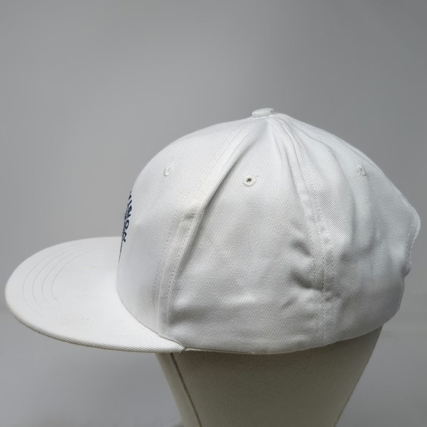 Unionwear Snapback White Blue One Size Union Made USA L1180 CWA Retiree Hat