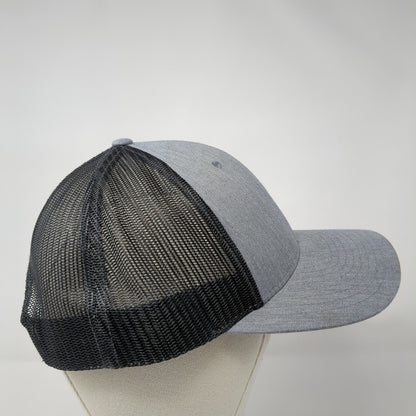 Flat Bread Neapolitan Pizzeria Snapback Trucker Hat Gray M/L Mesh Richardson