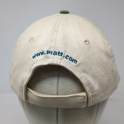 Platt Electric Supply Corporate Baseball Cap Beige Green One Size Strapback Hat