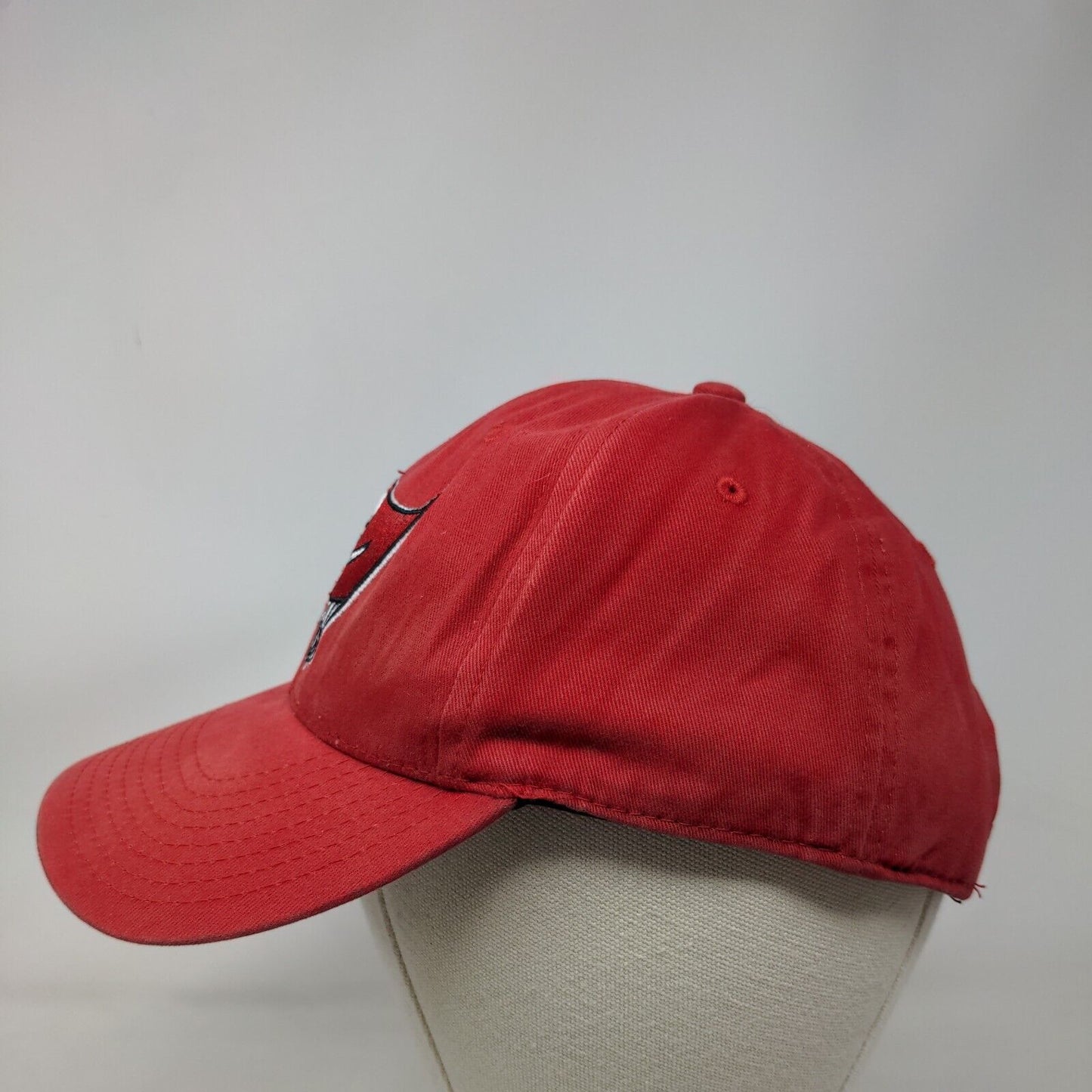 NFL Tampa Bay Buccaneers Strapback Hat Red OSFA Embroidered Logo Flag