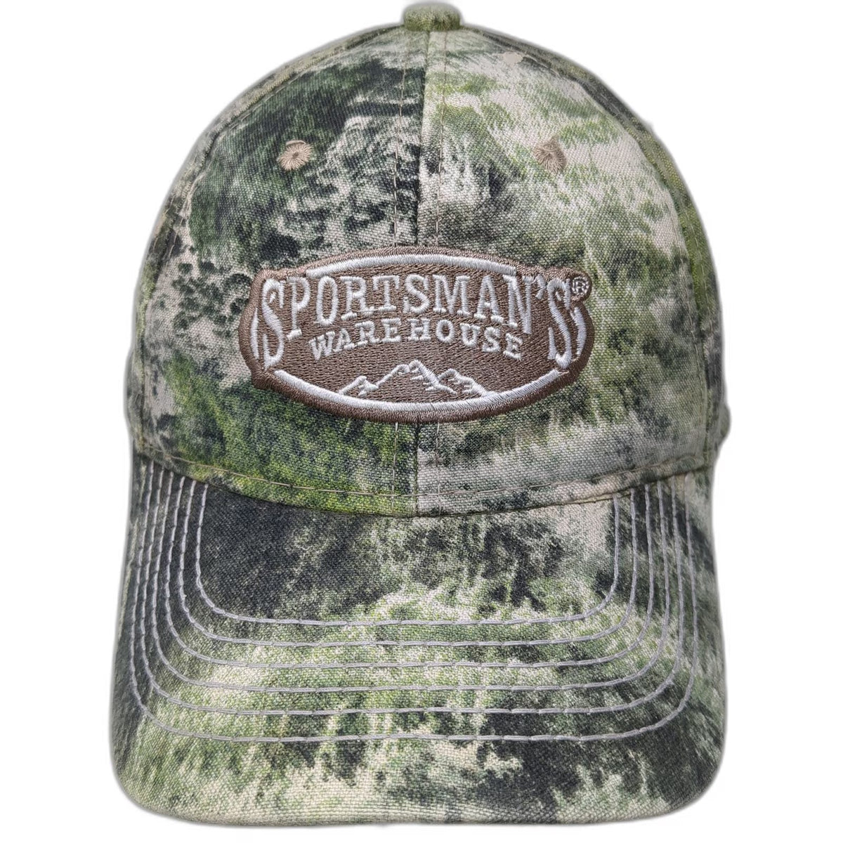 Sportsman's Warehouse Baseball Cap Green One Size Camo Pattern Strapback Hat