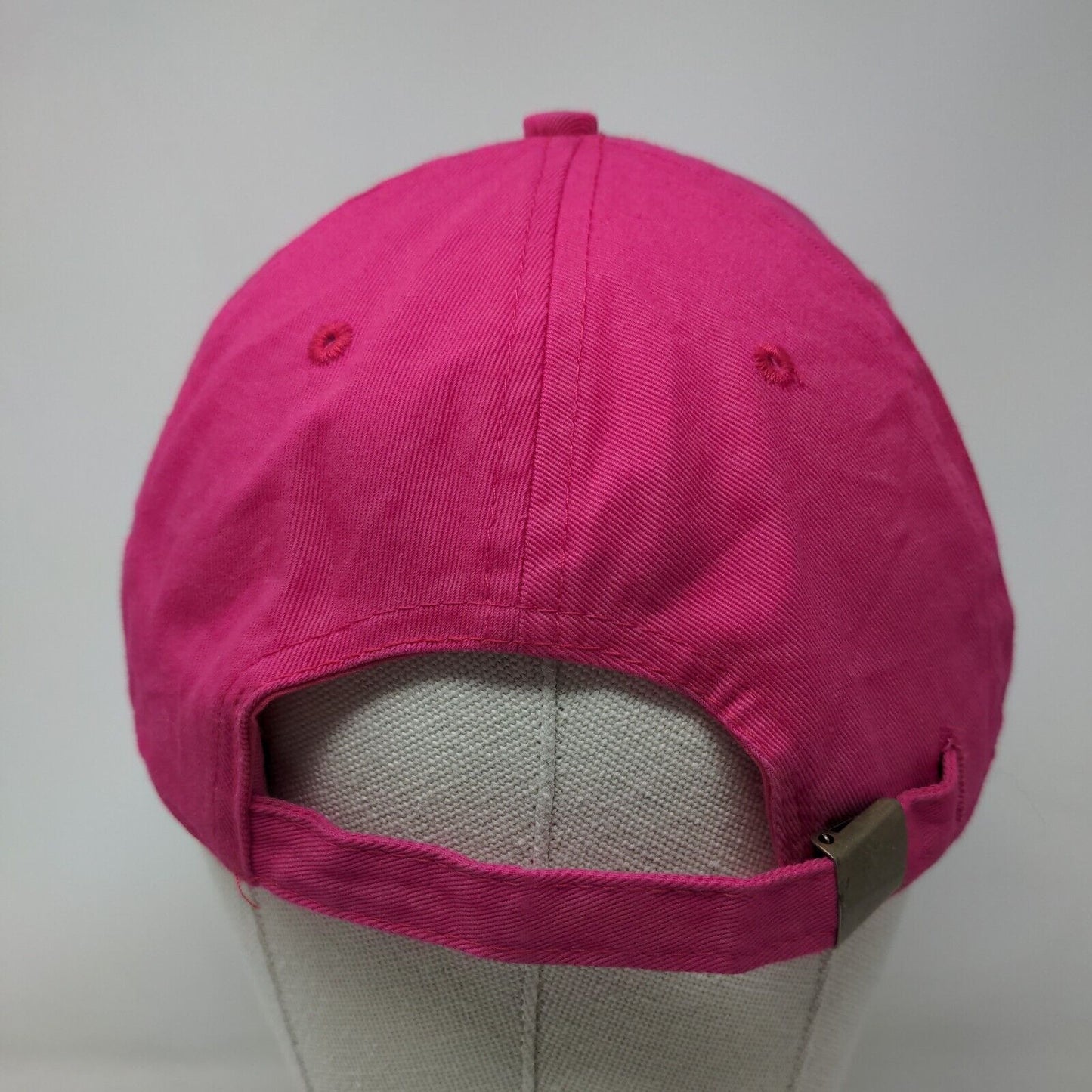 Positive Vibes Slideback Hat Pink Embroidered One Size City Hunter