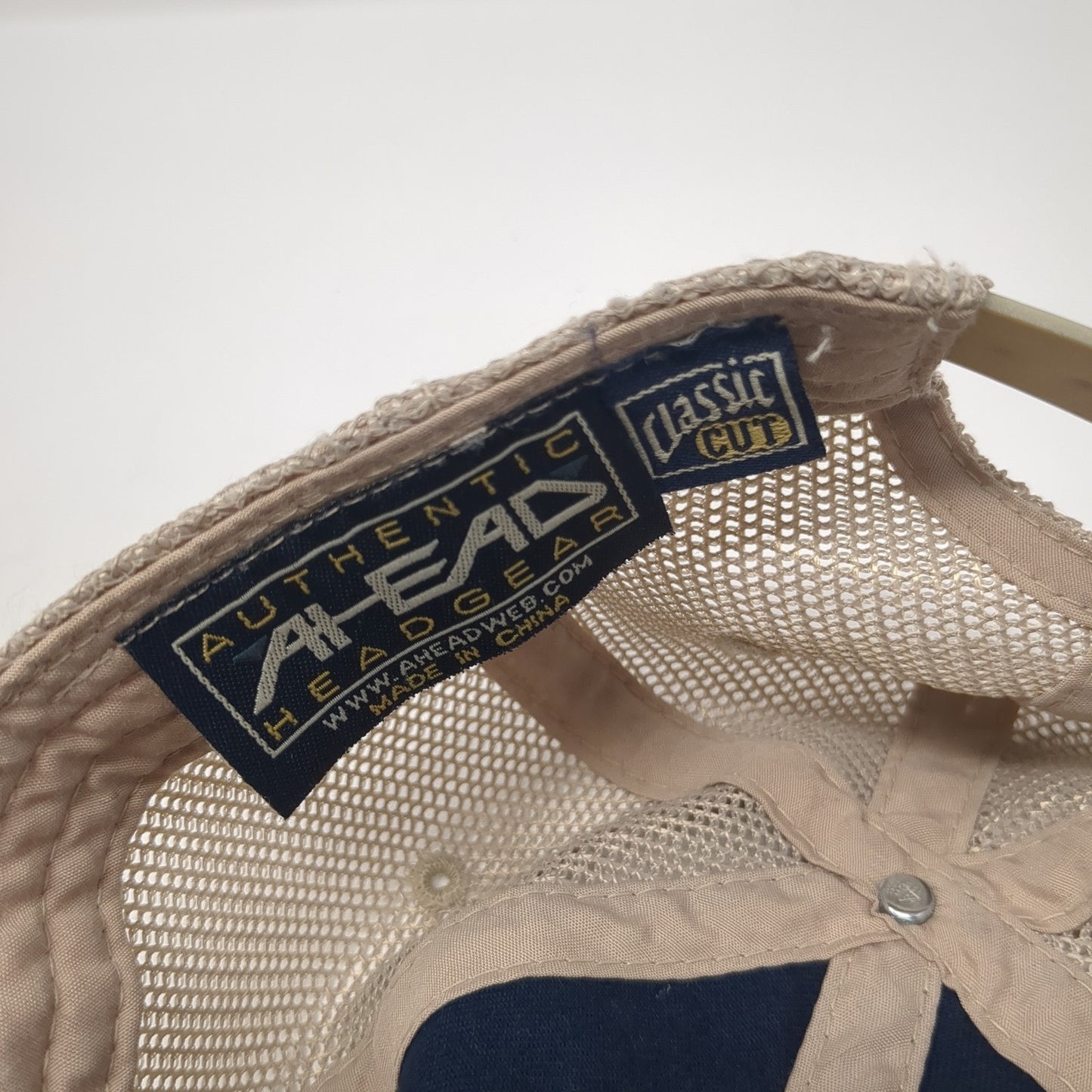 Questpro Snapback Trucker Hat Blue One Size Adjustable Classic Cut Ahead