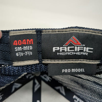 Pacific Headwear Baseball Cap Blue 7 3/8 Mesh Back Fitted Simplot Field Hat