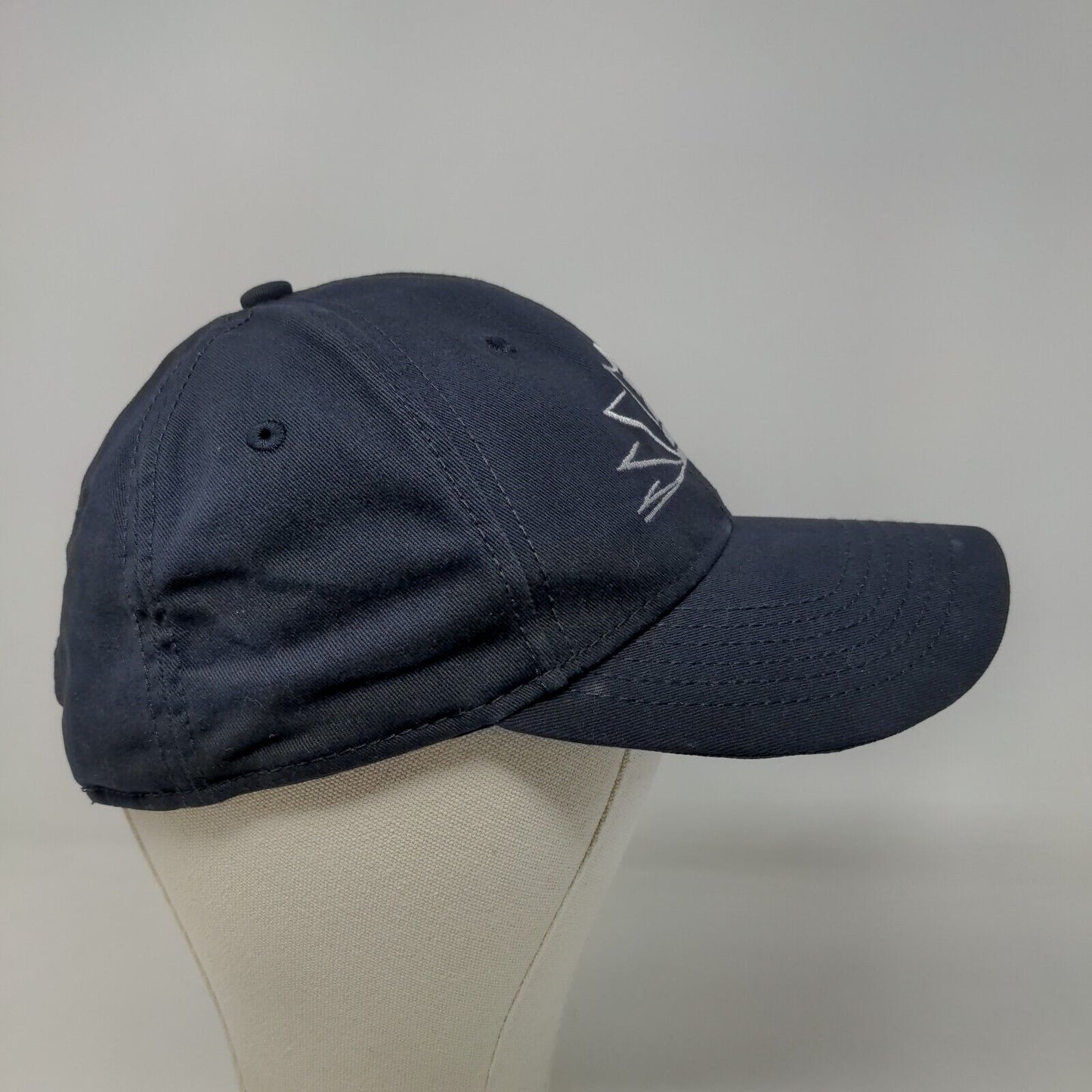 Sportsman Men's Slideback Hat Blue Adjustable Embroidered Logo Cotton