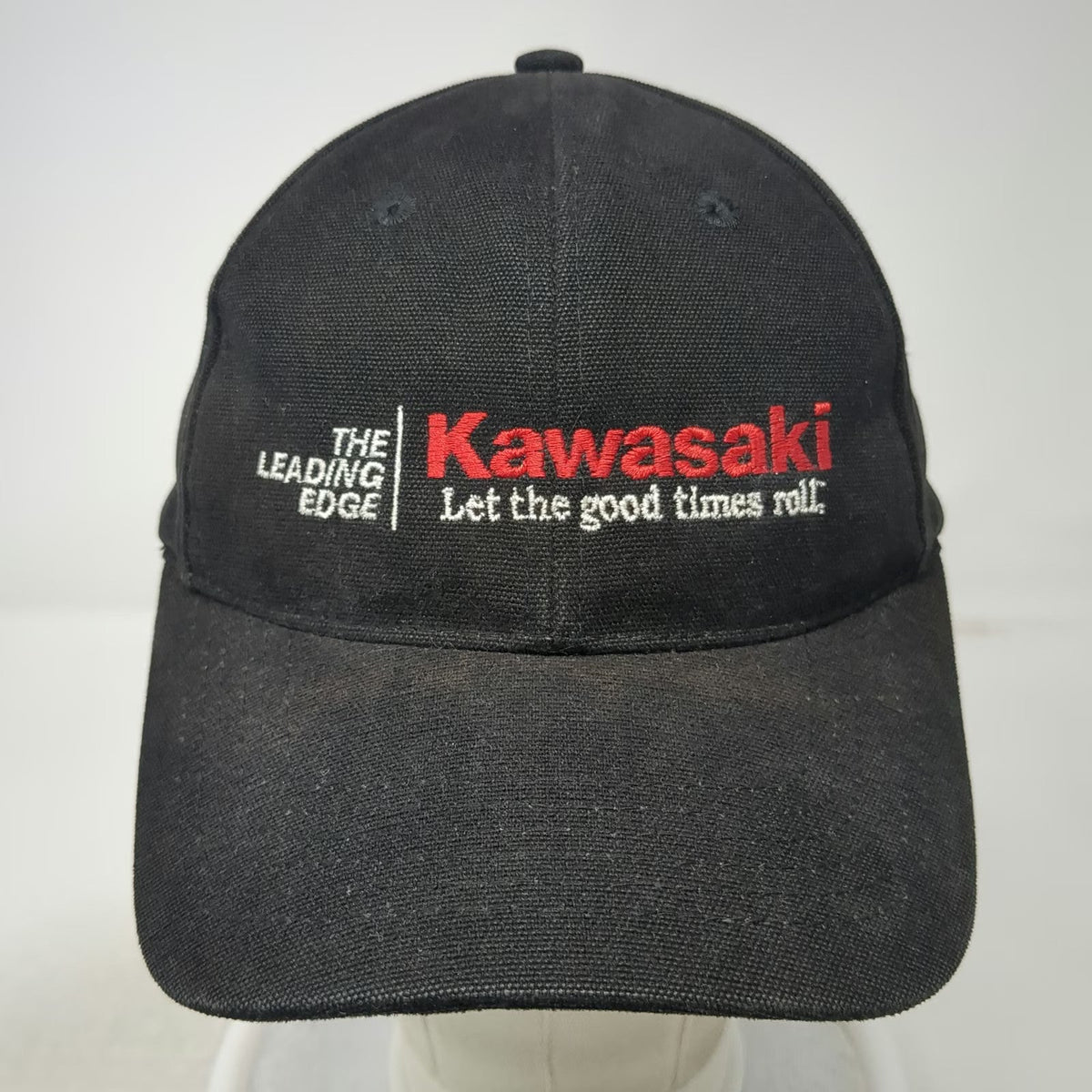 Pacific Headwear Baseball Cap Black One Size Kawasaki Slogan Embroidered Hat