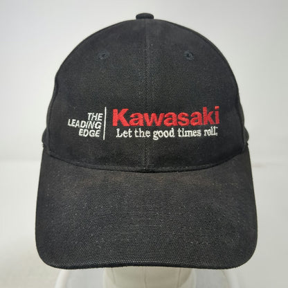 Pacific Headwear Baseball Cap Black One Size Kawasaki Slogan Embroidered Hat