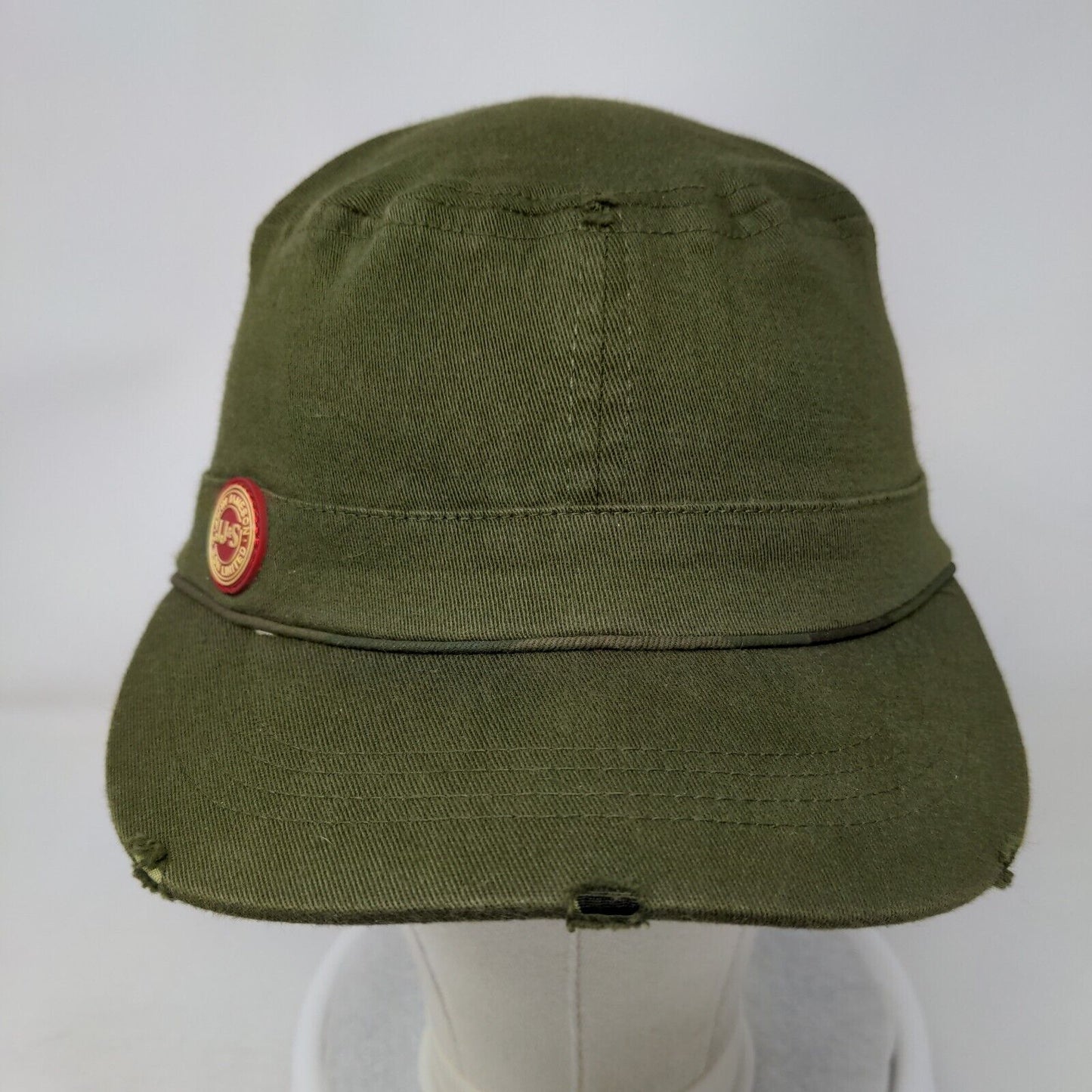 John Jameson & Son Limited Fitted Cadet Army Cap Green One Size Distressed