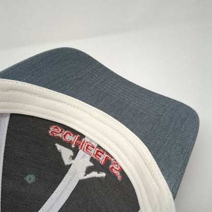 Scheels Meridian Snapback Mesh Back Trucker Hat Gray One Size Embroidered