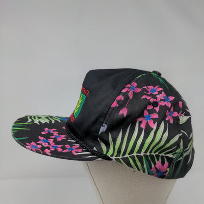 Western Farm Service Snapback Hat Multicolor OSFA Embroidered Floral Nissin Cap