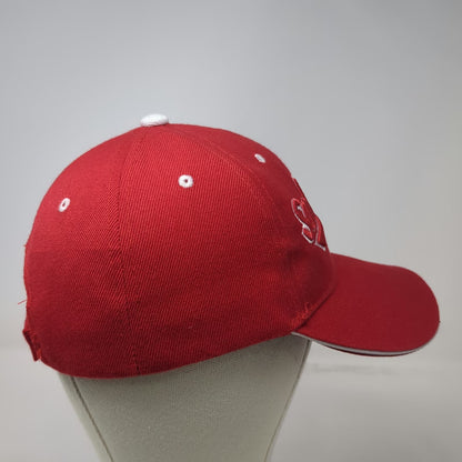 Lanza San Francisco Baseball Cap Red White One Size Hat Script Embroidered Brim