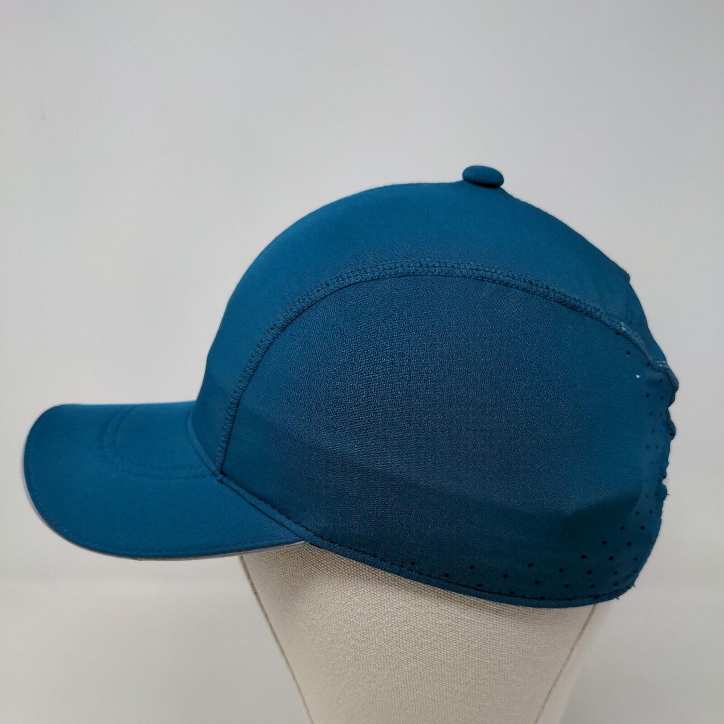 Brooks Men's Slideback Hat Blue Size OSFA Graphic Logo Polyester Spandex Blend