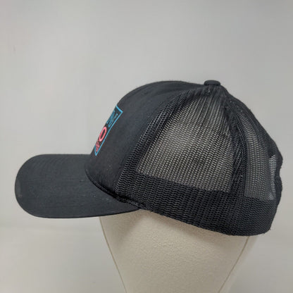 Yupoong Men's Snapback Mesh Back Hat Black Neon Taco Lake of the Ozarks Logo