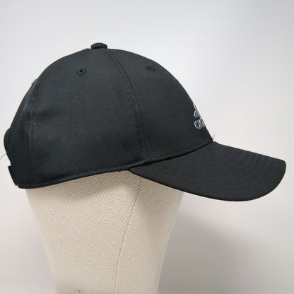 adidas Baseball Cap Black One Size Structured Performance Logo Adjustable Hat