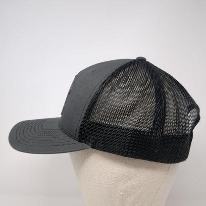 Disaster Response Snapback Trucker Hat Gray One Size Adjustable Mesh Back