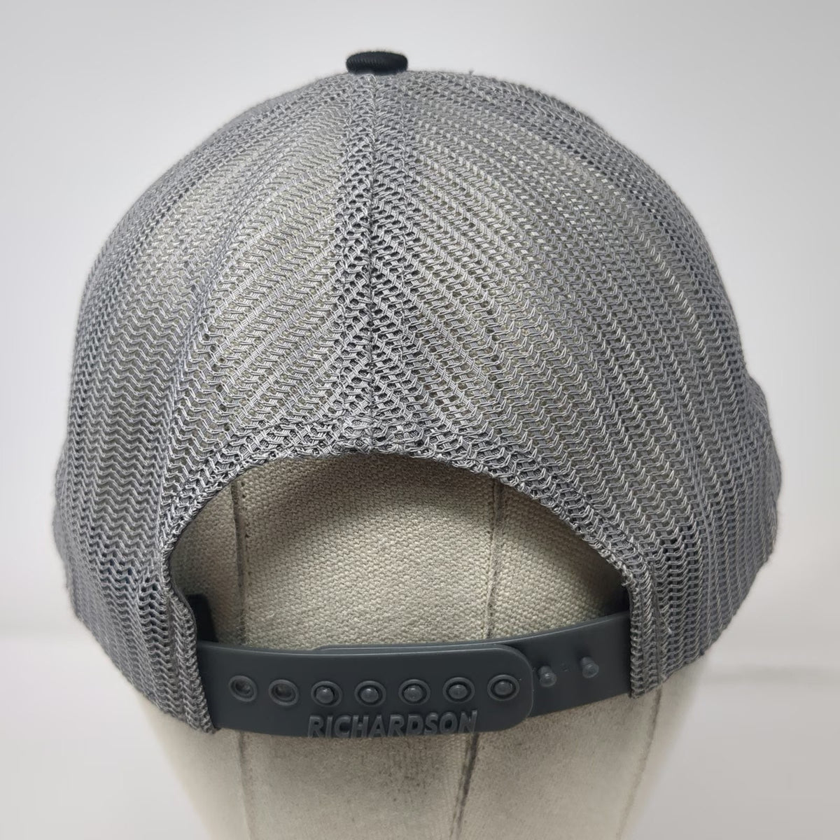 Richardson Trucker Hat Black One Size Mesh Back Snapback Harrison Calls Logo