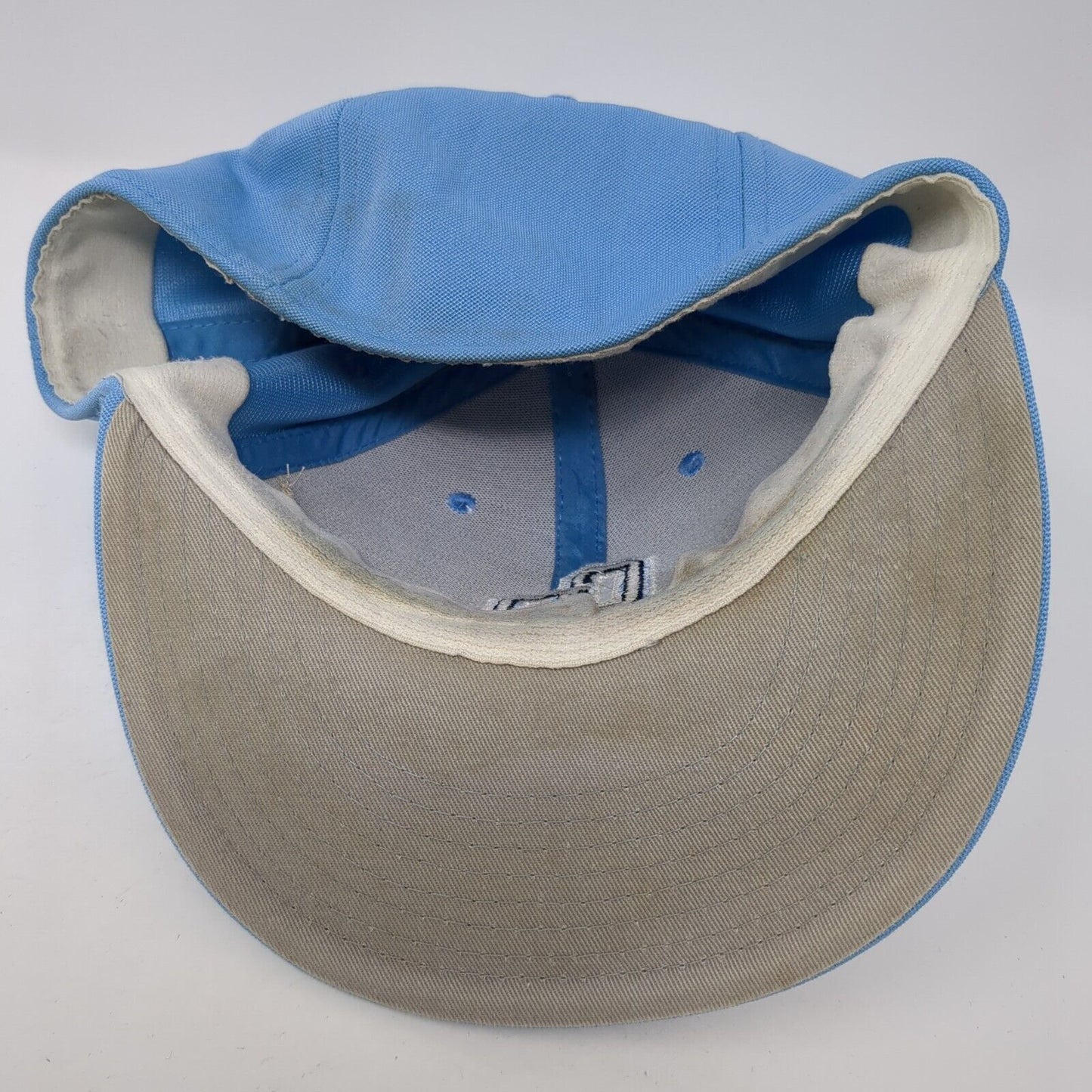 The Game Pro Fitted Hat Blue Medium Embroidered Letters Gametek 6 Panel