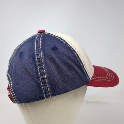 Ace USA Baseball Cap Blue Beige Red One Size Crater Lake National Park Strap Hat