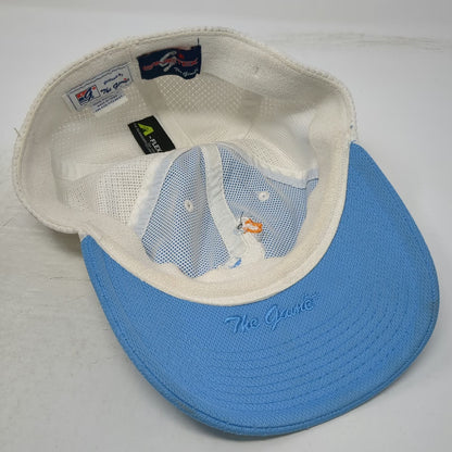 The Game Aflac Duck Mascot Hat Baseball Cap Blue One Size Mesh Back Stretch Fit
