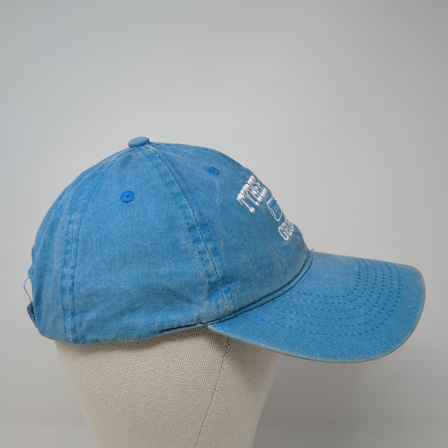 Tybee Island Georgia Strapback Hat Blue One Size Adjustable Outback