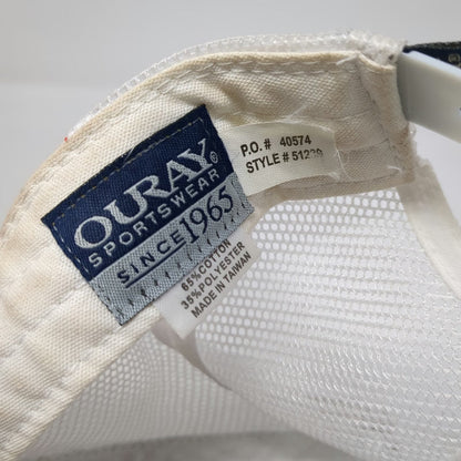Ouray Trucker Hat Brown Blue One Size Glacier 1910 Mountain Mesh Snapback