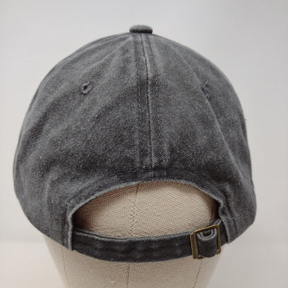 What A Difference A DAVE Makes Slideback Hat Gray OSFA Adjustable 6 Panel Cotton