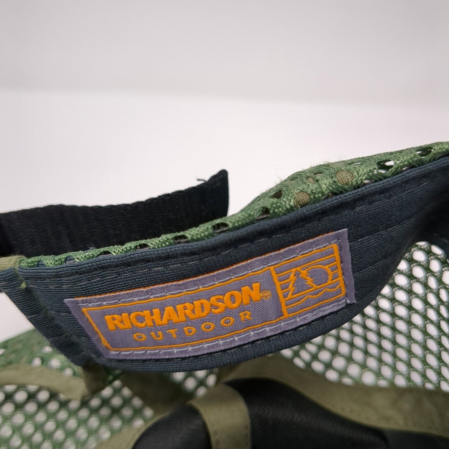Richardson Strapback Trucker Hat Green One Size Adjustable Patch Outdoor