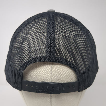 1Eter Auction Company Trucker Hat Gray One Size Adjustable Mesh Back Richardson