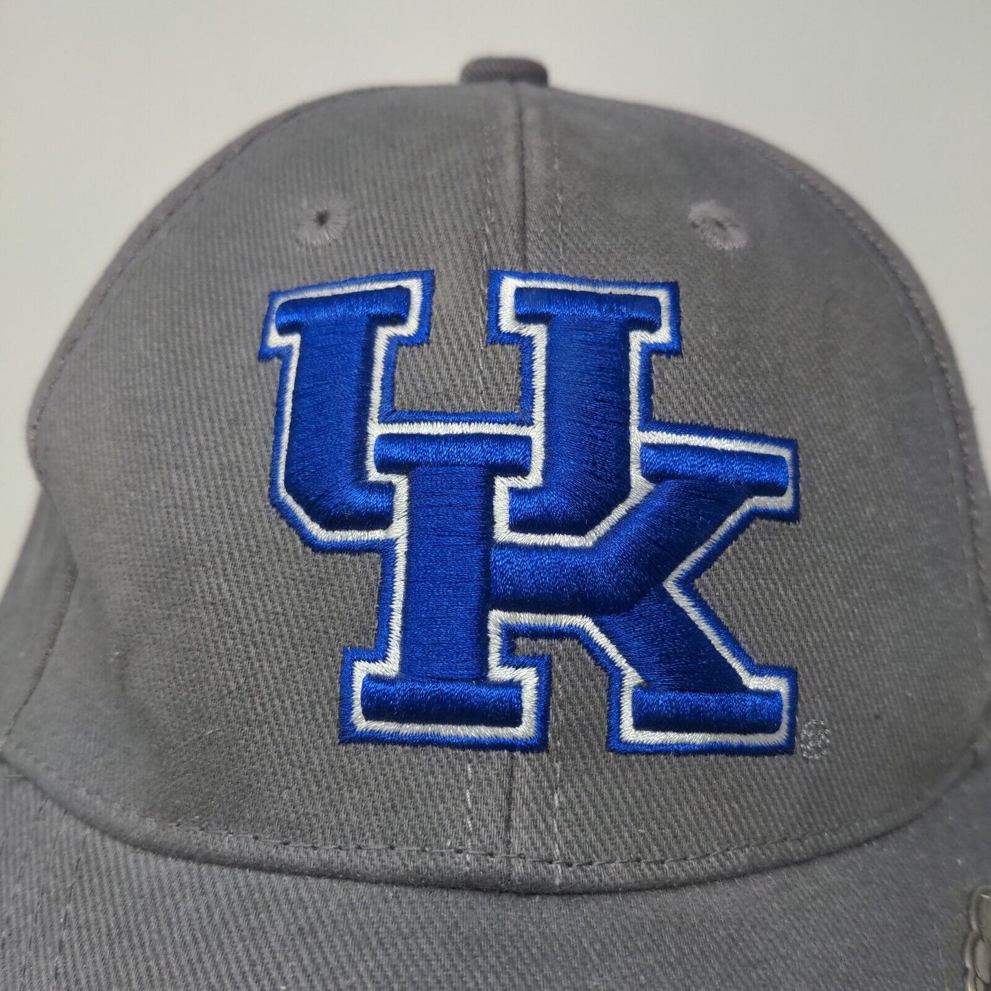 Russell Men's Strapback Hat Gray Embroidered University of Kentucky Wildcats