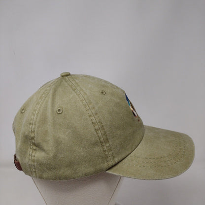 Yellow Pine Slideback Hat Tan One Size Adjustable Embroidered 6 Panel Adams