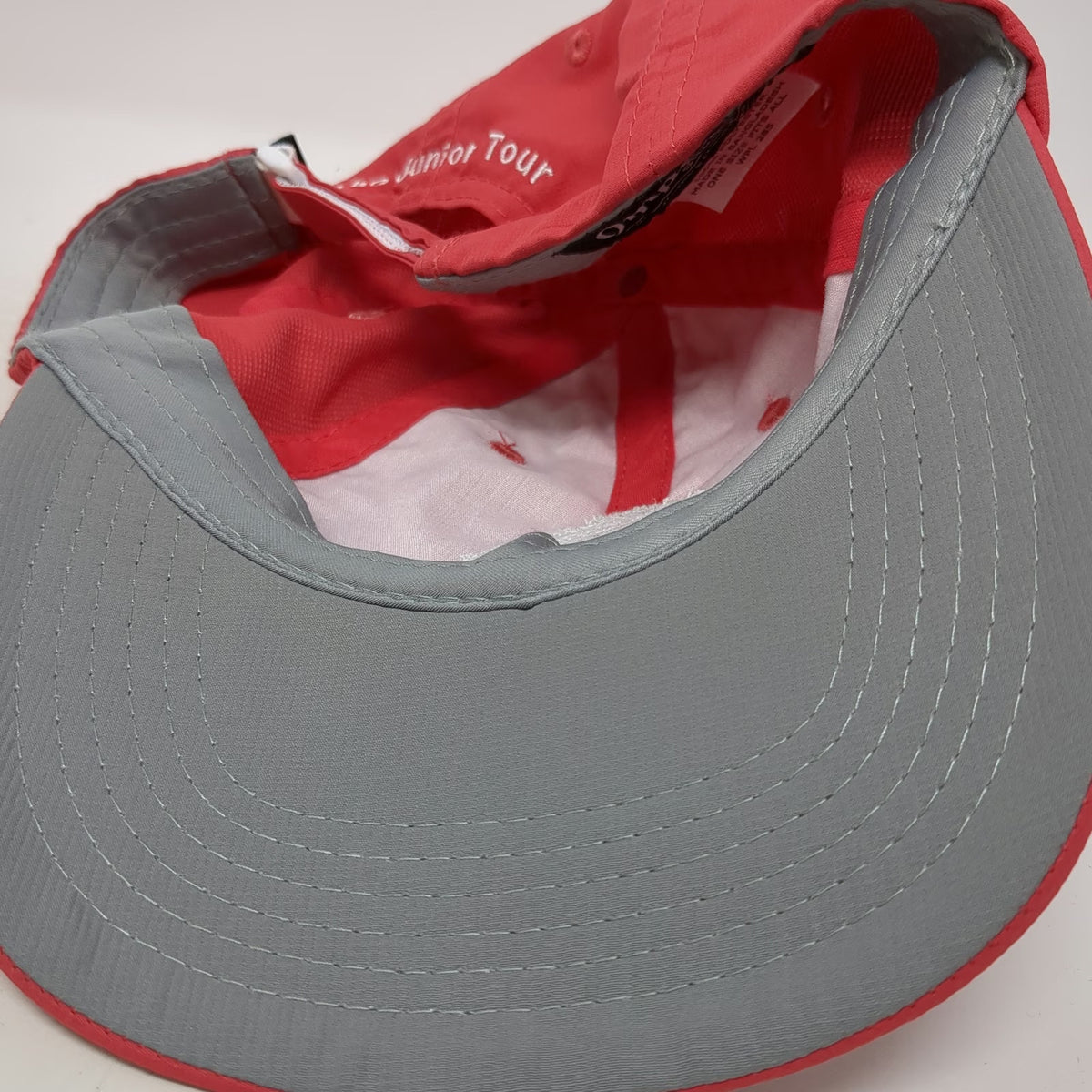 Imperial Baseball Cap Red One Size Idaho Golf Association Junior Tour Hat