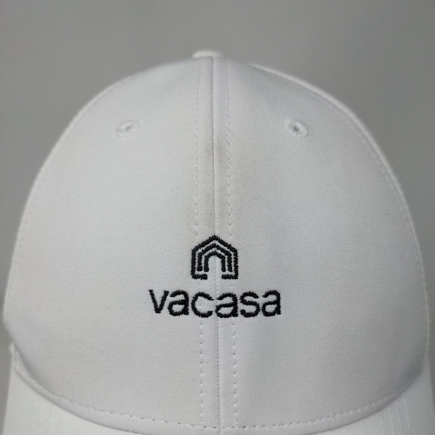 Vacasa Strapback Hat White One Size Adjustable Legacy 91 Dri-Fit Nike 6 Panel